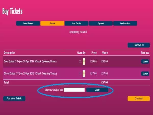 How to use Pleasurewood Hills vouchers
