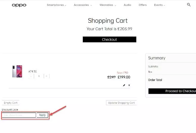 OPPO Discount Code
