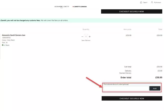 Zavetti Discount Code