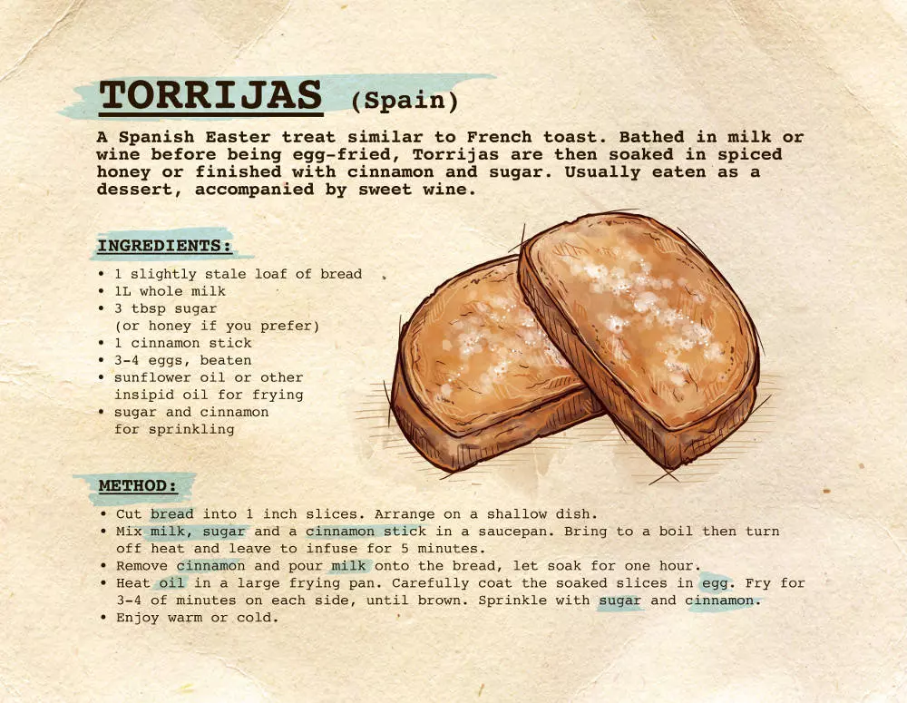 Easter Treats Torrijas recipe