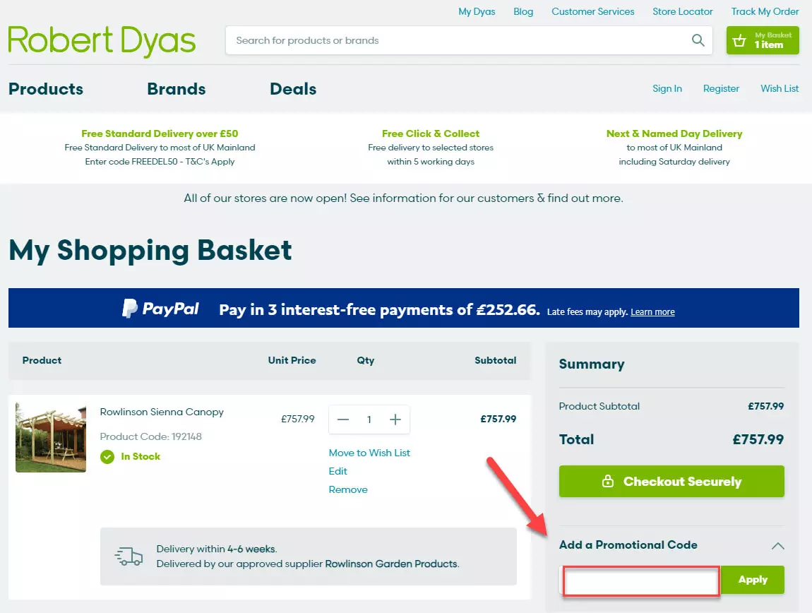 Robert Dyas discount code