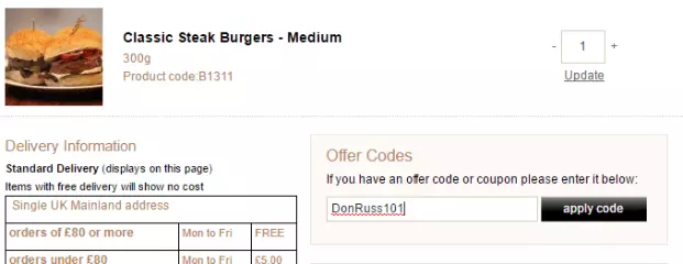 Donald Russell voucher