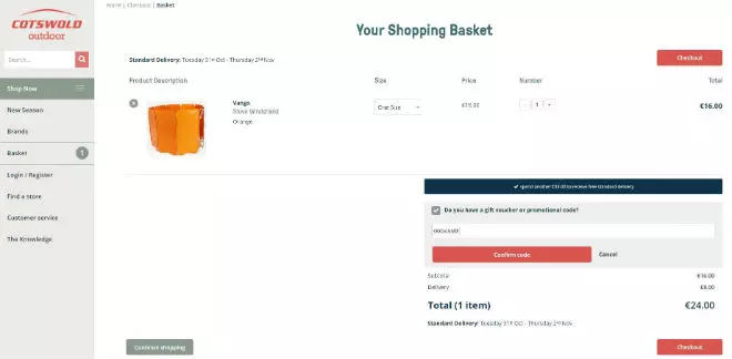 Cotswold Outdoor Voucher Code