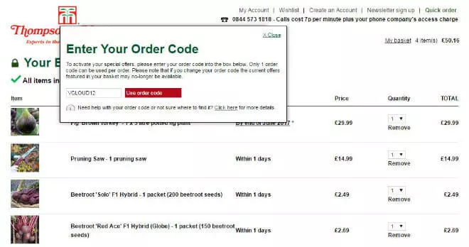 Thompson & Morgan Discount Code