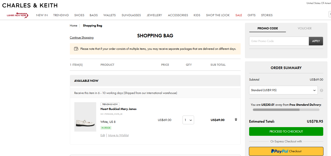 Charles Keith Coupon