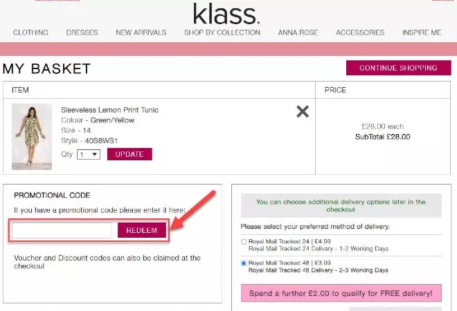 Klass Promo Code