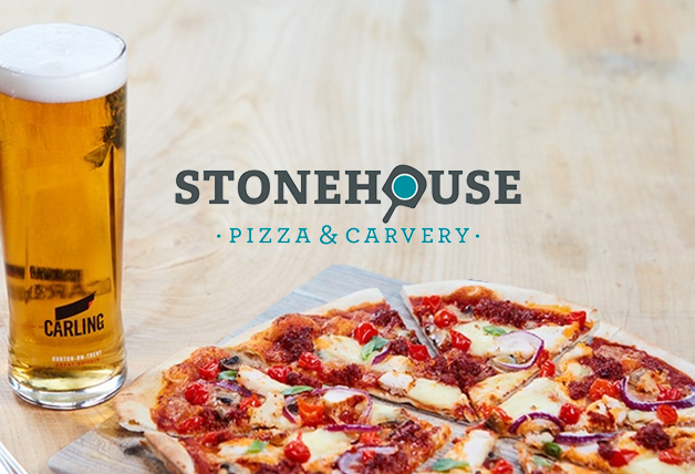 Up to 44% Off 2 Course for 2 & Up to 2 Children at Stonehouse Pizza & Carvery