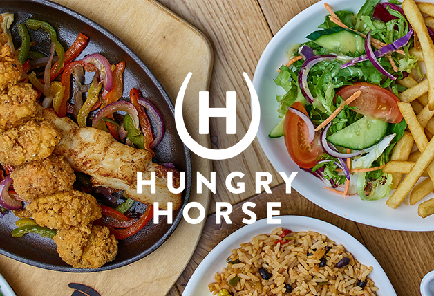 Get 2 Meals for £10.49  with this Hungry Horse Great Offer