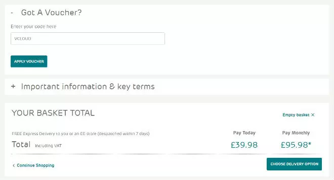 EE Broadband Voucher