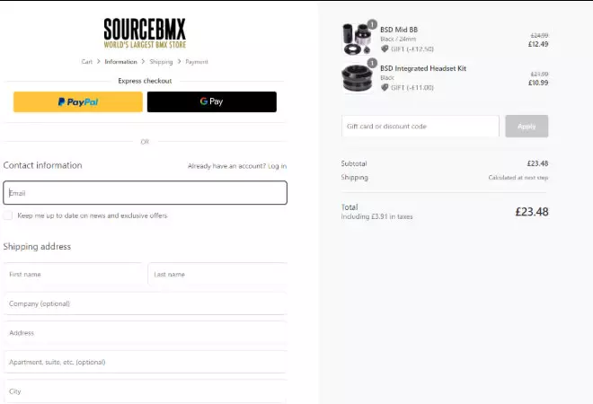 SourceBMX promo code