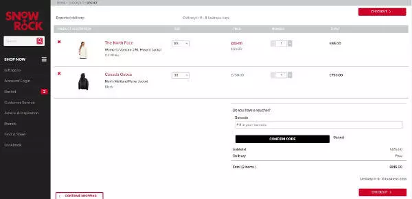 snow and rock promo code
