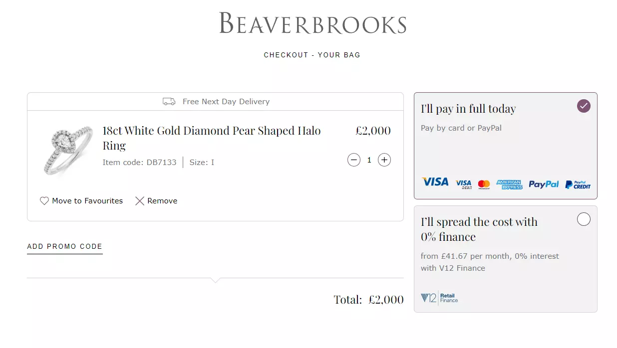 Beaverbrooks promo code