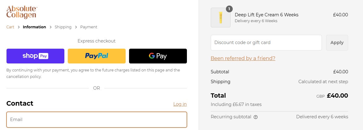 Absolute Collagen discount code