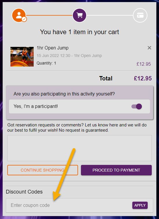 Gravity coupons