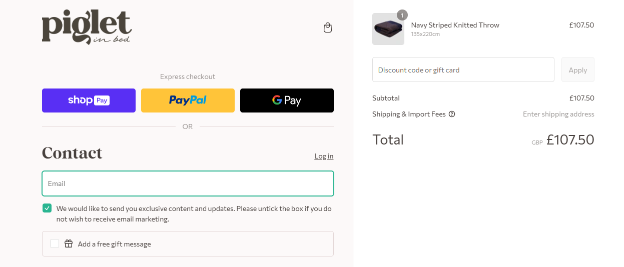 Piglet In Bed Discount Code