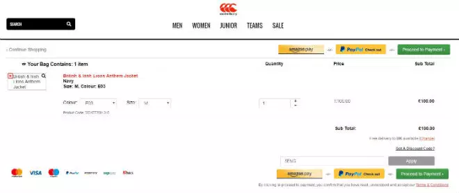 Canterbury Voucher Code
