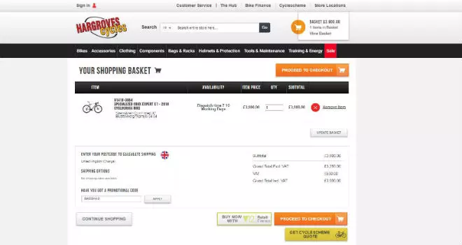 Hargroves Cycles Discount Code