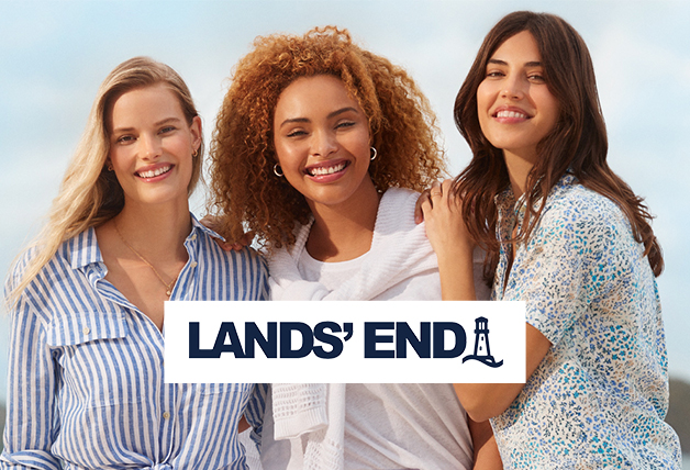 Up to 25% Off + Free Delivery on Orders Over £30 at Lands' End