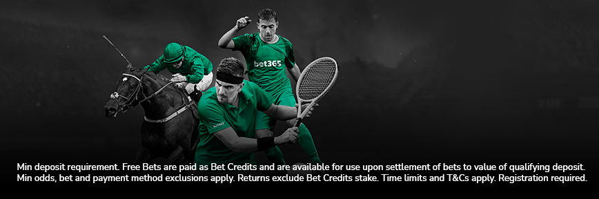 Bet €10 and get €30 in Free Bets when you join bet365