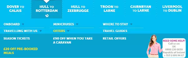 P&O Ferries offers