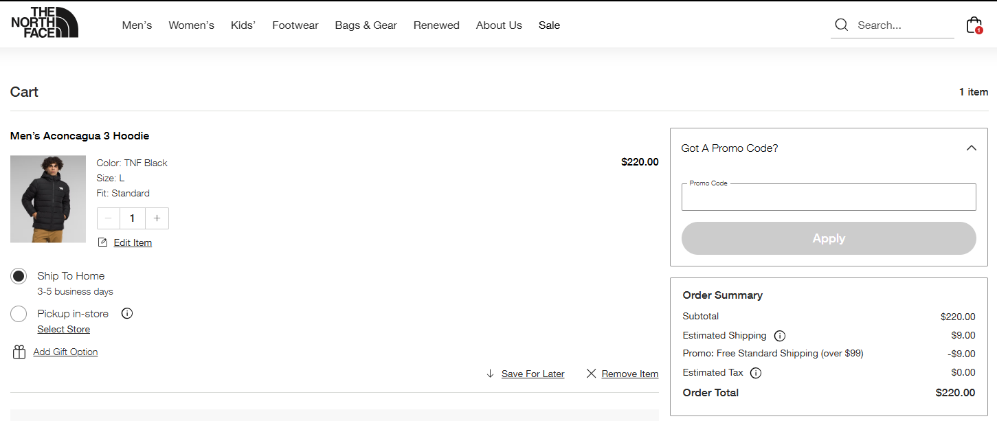 north face voucher code