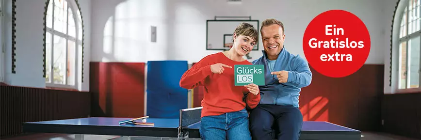 Sichere dir für nur 6 EUR 4 Ziehungen im Monat mit der Chance auf 2 Mio. bei Aktion Mensch