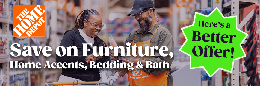 Up to 40% Off Savings on Furniture, Home Décor, Bedding and More