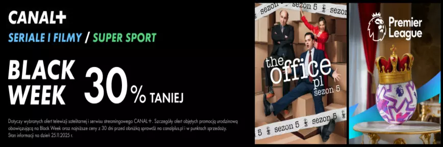 Canal+ - 30% Rabatu