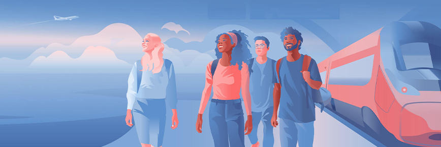 Verano Joven en Omio: Hasta el 90% de Descuento en billetes de tren para los jóvenes