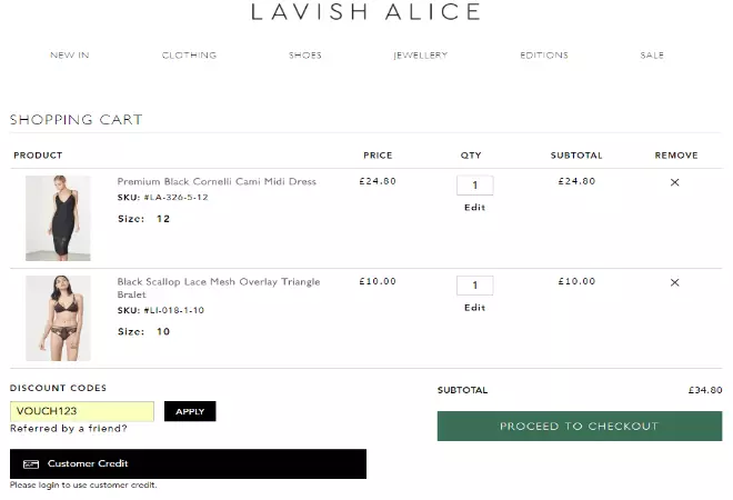 lavish alice discount code