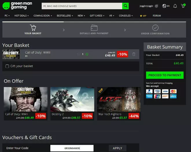 Green Man Gaming Coupon