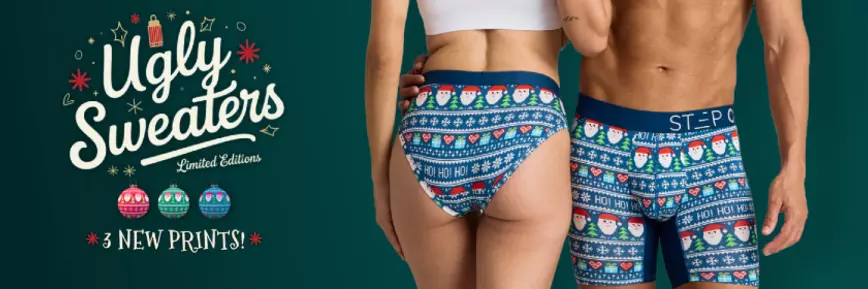 Ugly Sweaters Limited Editions - 3 NEW Prints at Step One