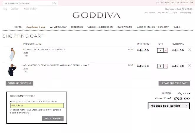 Goddiva voucher code