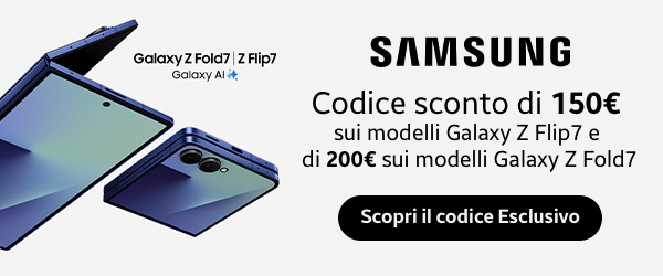 -150€ su Samsung Galaxy Z Flip7 