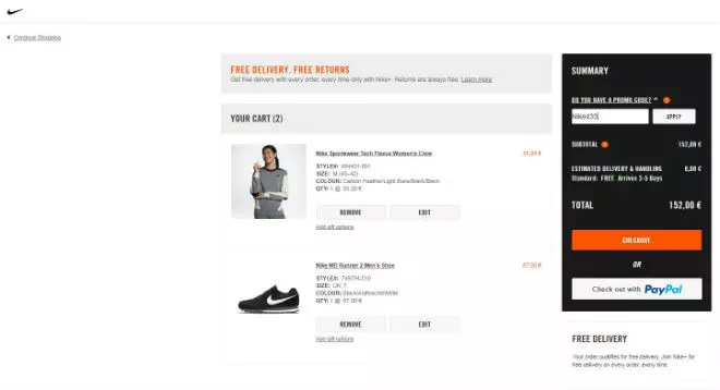 Nike Discount Code