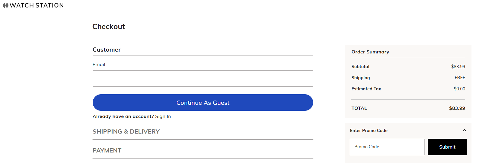 Watch Station Discount Code