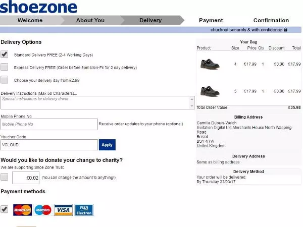 Shoe Zone promo code