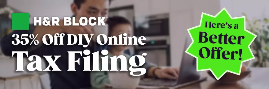 35% Off DIY Online Tax Filing with H&R Block
