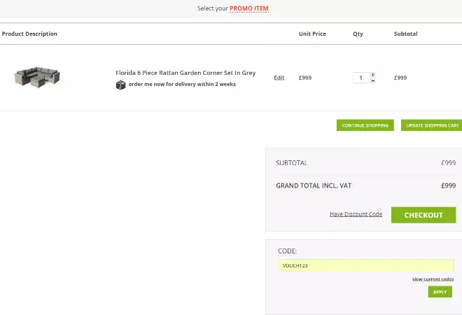 Rattan Direct voucher codes