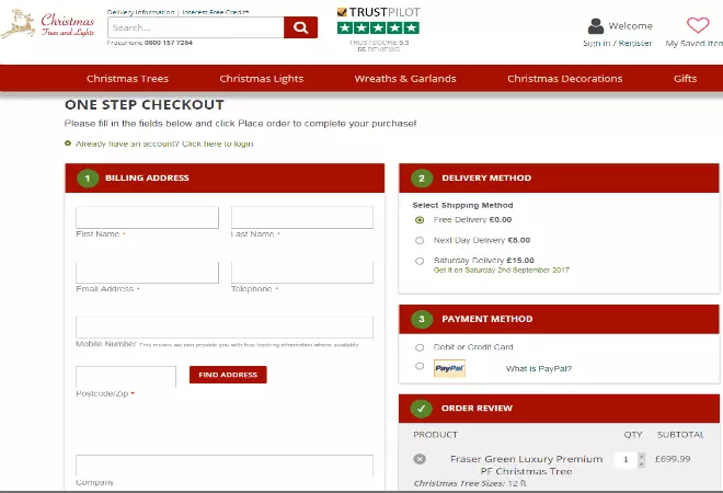 Christmas Trees and Lights discount code