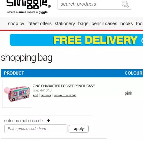 smiggle discount code