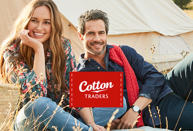 Get 10% Off and Free Delivery at Cotton Traders