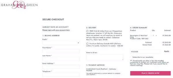 Graham and Green discount code