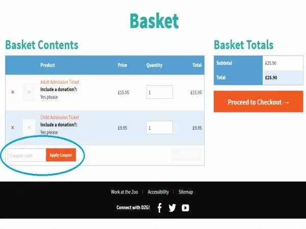 How to use Dudley Zoo Gardens vouchers